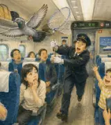 【🚄🕊️新幹線にハトが乱入！】「鳩の日」にまさかの珍事件😂のサムネイル