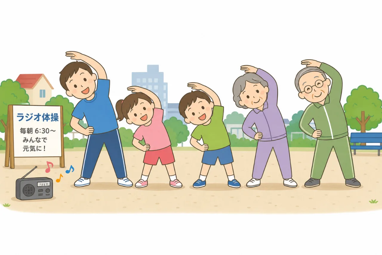 【😳ラジオ体操？なにそれ？】夏休みの風物詩を知らない子どもたち📻🏃‍♀️ 暑さやコロナで変わる夏の朝のサムネイル