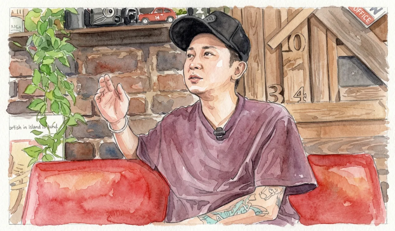 😳大野智、焼肉店で“びっしりタトゥー”公開！赤ら顔の自然体ショットにファン驚き「お髭剃ったんだね」のサムネイル