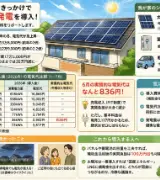 ☀️太陽光発電を導入したら電気代836円に！4年使って分かったメリットと現実のサムネイル