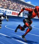 【🏃‍♂️ボルト超えロボット爆誕！🤖】100m9秒39の衝撃…速すぎてゴール後は壁へ💥😂のサムネイル