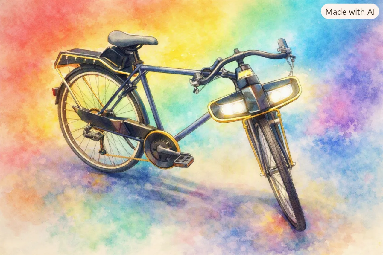 🚲⚡自転車なのに“無駄”がスゴい！昭和のスーパーカー自転車！12段電動変速で現代に復活へ٩(ˊ〇ˋ*)وのサムネイル