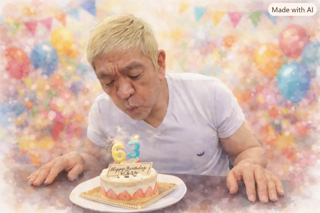 😳松本人志63歳の誕生日「最後の誕生日を…」まさかの発言にスタッフ爆笑「65までは絶対頑張ろう」のサムネイル