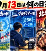 【9月13日は何の日？】⚖️世界の法の日💻プログラマーの日🔥北斗の拳の日のサムネイル
