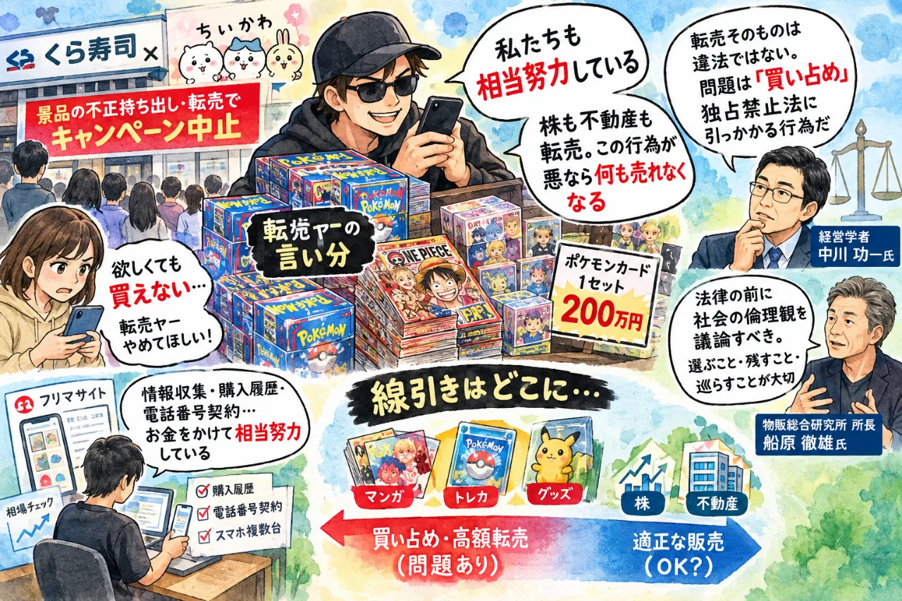 【📦転売ヤーは悪なのか？💰】買い占めと“正当な商売”の線引きはどこに…🤔のサムネイル