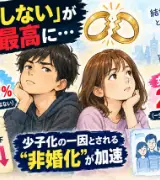 😱「結婚する気ゼロ」が過去最高！💍 男性24％・女性21.5％…日本の“結婚離れ”が止まらないのサムネイル