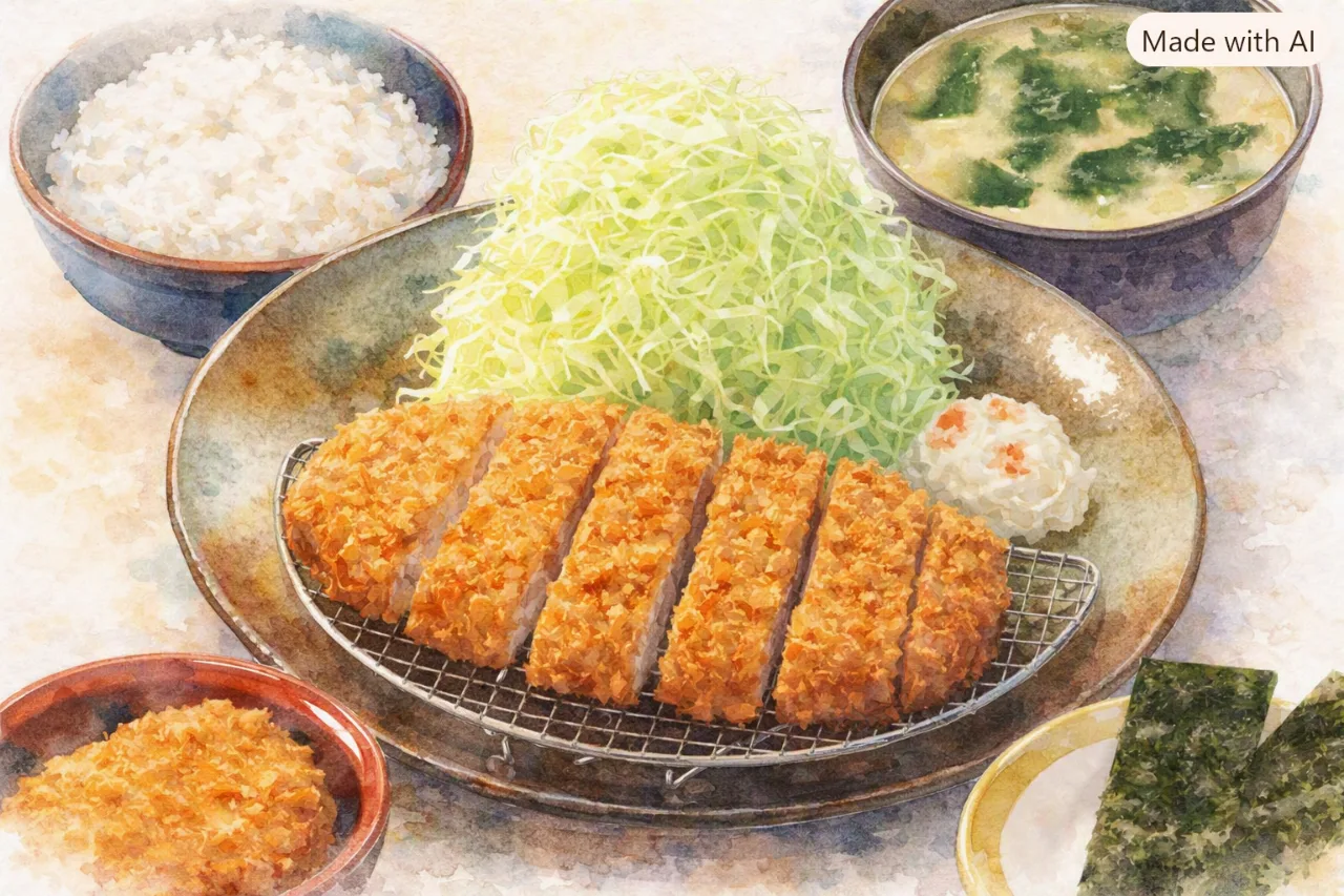 【🥩🍚 松乃家・朝からトンカツがお得！】若者には朗報も…50代には「胃もたれが心配」😂のサムネイル
