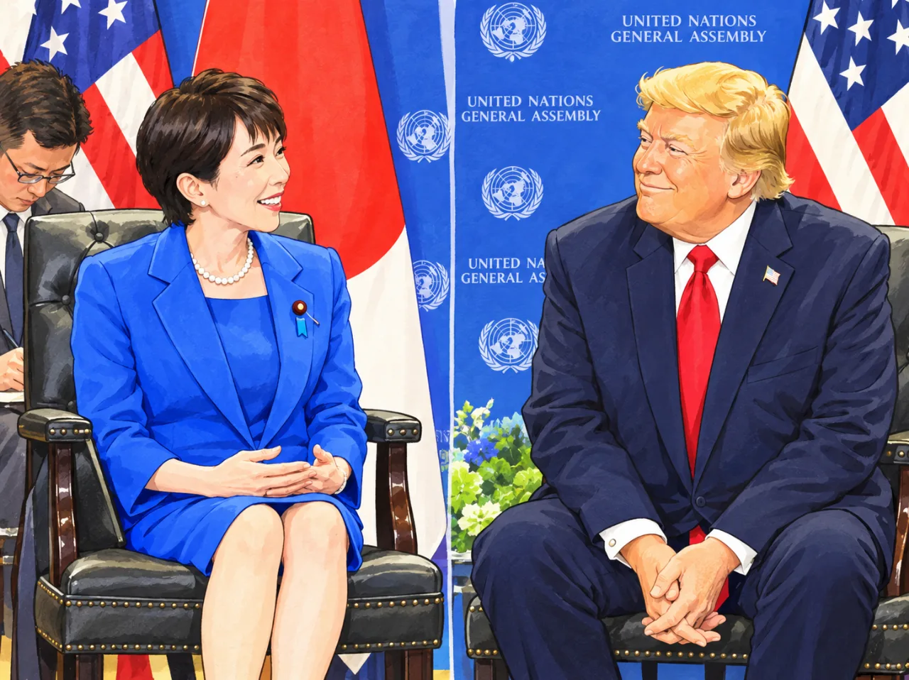 【📸実は別々の写真を合成？】「すごい印象操作」高市首相×トランプ大統領の2ショットのサムネイル