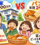 【🍞20年間で480万円😱】 パン好き一家を悩ませる「マイホームか？パンか？」の究極問題