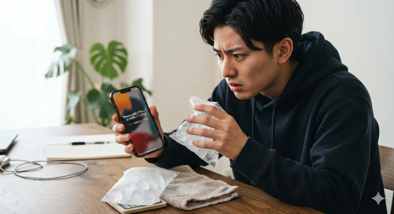 【絶対やるな】熱いiPhoneを氷で冷やすと一発で即死する理由のサムネイル