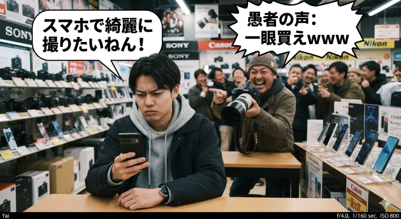 【悲報】スマホのカメラ性能を求めるワイ、一眼信者にボコボコにされてしまうｗｗｗｗのサムネイル
