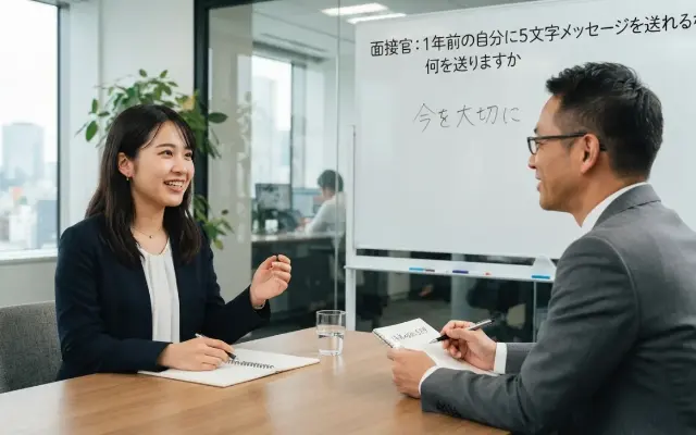 面接官に「1年前の自分へ5文字送るなら？」と聞かれて、私は泣きそうになった。のサムネイル