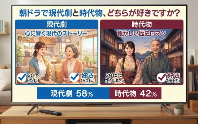 【究極の二択】私たちが朝ドラに求めているのは「歴史のロマン」か「等身大の共感」かのサムネイル