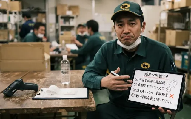 もしかして嫌われてる？宅配員が心の中で「またこの家か…」と思う瞬間のサムネイル