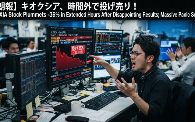 【大チャンス】キオクシア投げ売りで大損する人、大儲けする人の決定的な違いのサムネイル