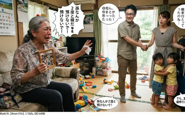 【義母の悲鳴】「もう限界、来ないで」夏休みの孫預かりが“悪夢”に変わった、ある家庭のリアルのサムネイル