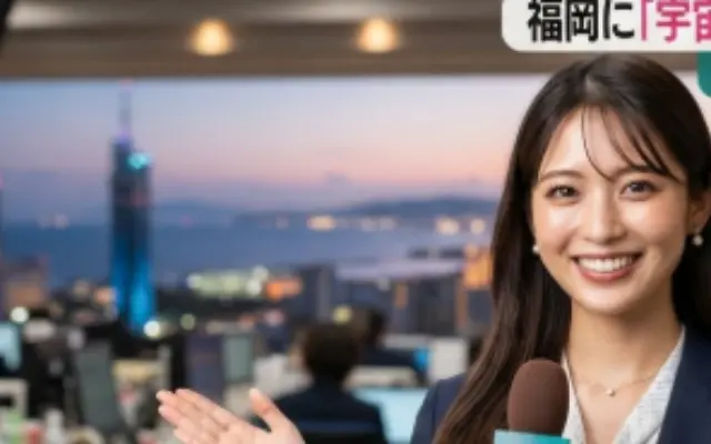 【福岡に降臨】宇宙一美人な新人女子アナ・松永鈴帆がガチで天使。のサムネイル