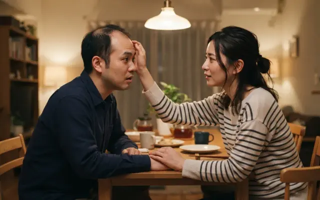 「指摘」はNG！夫の薄毛を傷つけずに“自分ごと化”させる魔法の伝え方のサムネイル
