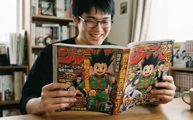 【エモい】12年ぶりのジャンプ誌面。僕たちの知っている『ハンターの主人公』がついに帰ってきた！のサムネイル