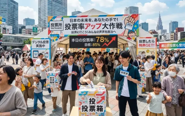 「若者の政治離れ」ではなく「政治の若者離れ」。投票率を倍増させる2つの奇策のサムネイル