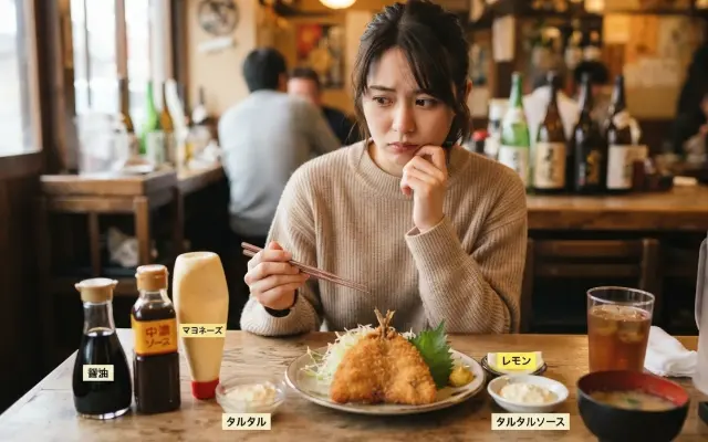 アジフライの調味料選びで、その人の人生観が出るらしい。のサムネイル