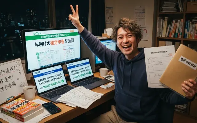 新NISA 1800万秒速で埋めた結果。勝てるけど確定申告ダルすぎて草のサムネイル