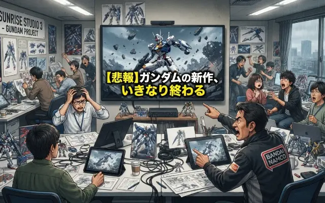 【嘘だろ】ガンダム最新作、歴史に残るレベルの『即オチ』をキメてしまうｗｗｗのサムネイル