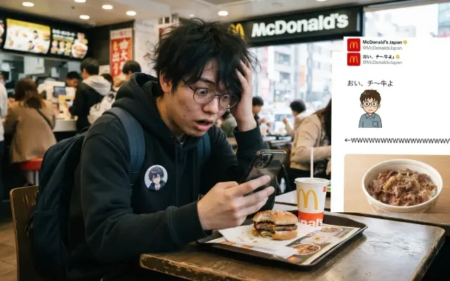 【速報】マック公式さん、弱男チー牛をまたしても煽り散らかしてしまうｗｗｗｗｗｗｗｗのサムネイル