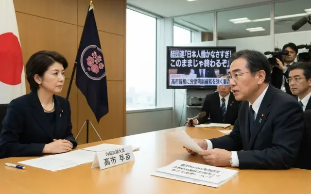 「働かせろ、死ぬまで」経団連の次なる狙いは“残業リミッター解除”だった。高市首相はどう動く？のサムネイル