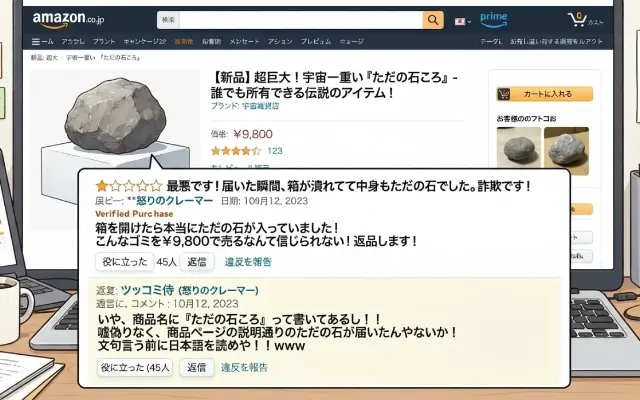 Amazonで遭遇した「脳コワれるレビュー」に全力でツッコミを入れる回のサムネイル