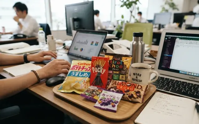 PCが汚れない！キーボードを叩きながら片手で召喚できる神おやつのサムネイル