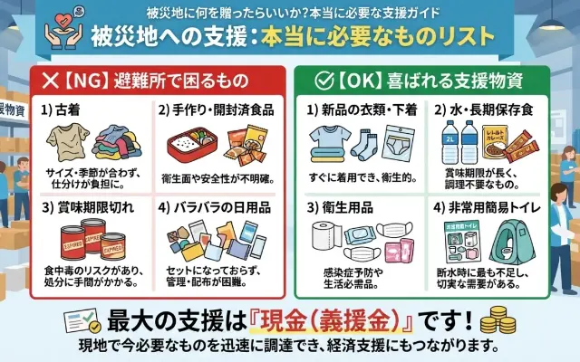 千羽鶴はもう古い。被災地が「今すぐ送って！」と叫ぶガチで必要なもののサムネイル