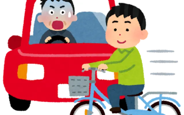 もし自分が運転手だったら避けられる？チャリカスのノーブレーキ特攻。のサムネイル