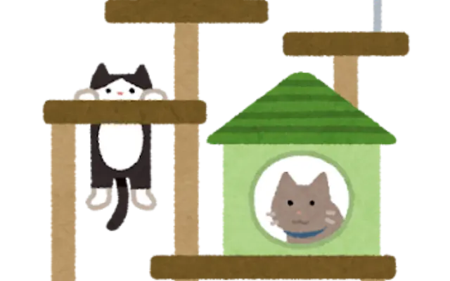 キャットタワー完全敗北。猫たちが選んだのは「床」でした。のサムネイル