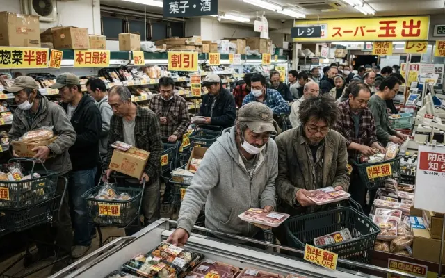 【悲報】閉店間際のスーパー、生気を失ったおっさんのエンカウント率が100%になってしまうｗｗｗｗのサムネイル