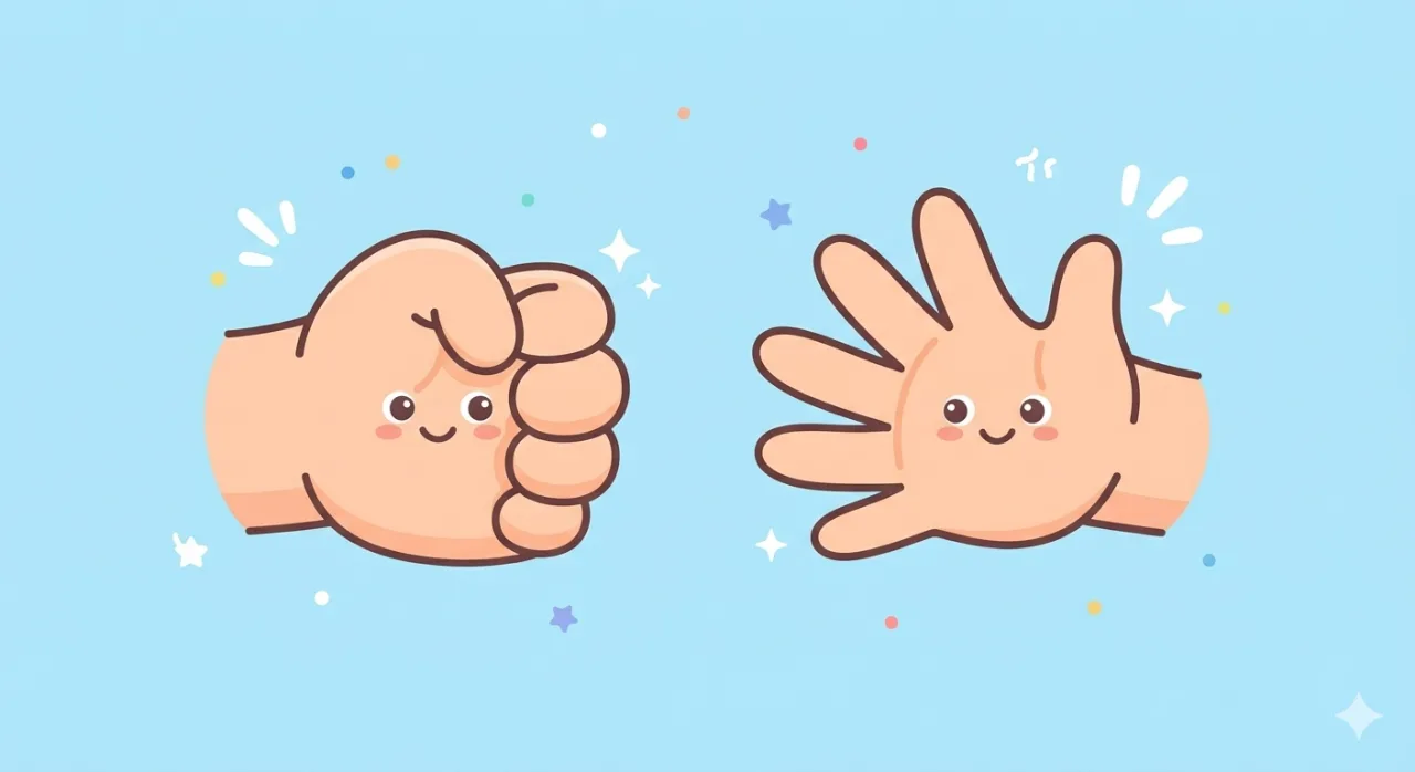 「グーとパーでわかれましょ」じゃないの！？「じゃんけんホイ」に見る、グーパー組み分けの超リアルな地域格差のサムネイル