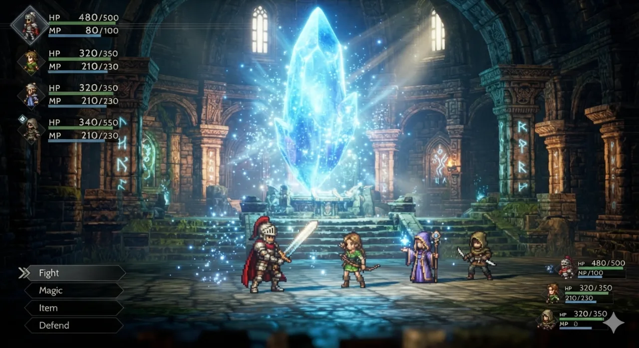 【朗報】新作『FFレゾナンス』、古参ファン絶賛「こういうのでいいんだよ」「ドット絵ターン制FFの最高峰」のサムネイル