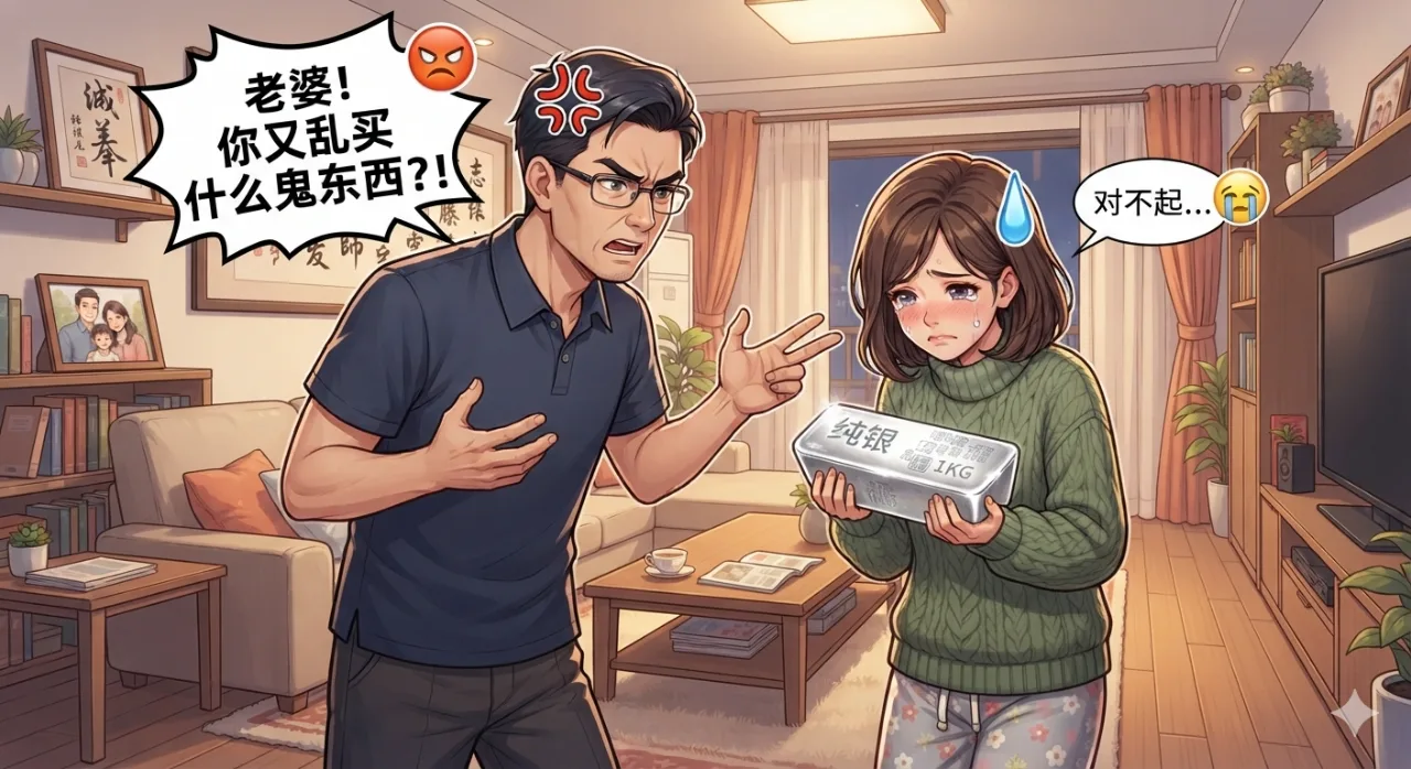 妻が謎の「銀インゴット投資」に手を出した結果。旦那の“容赦ない躾”に共感と恐怖の声が集まる修羅場がこちら。のサムネイル
