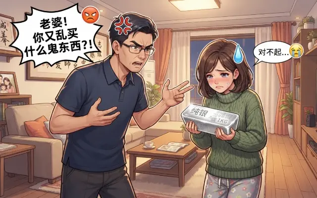 妻が謎の「銀インゴット投資」に手を出した結果。旦那の“容赦ない躾”に共感と恐怖の声が集まる修羅場がこちら。のサムネイル