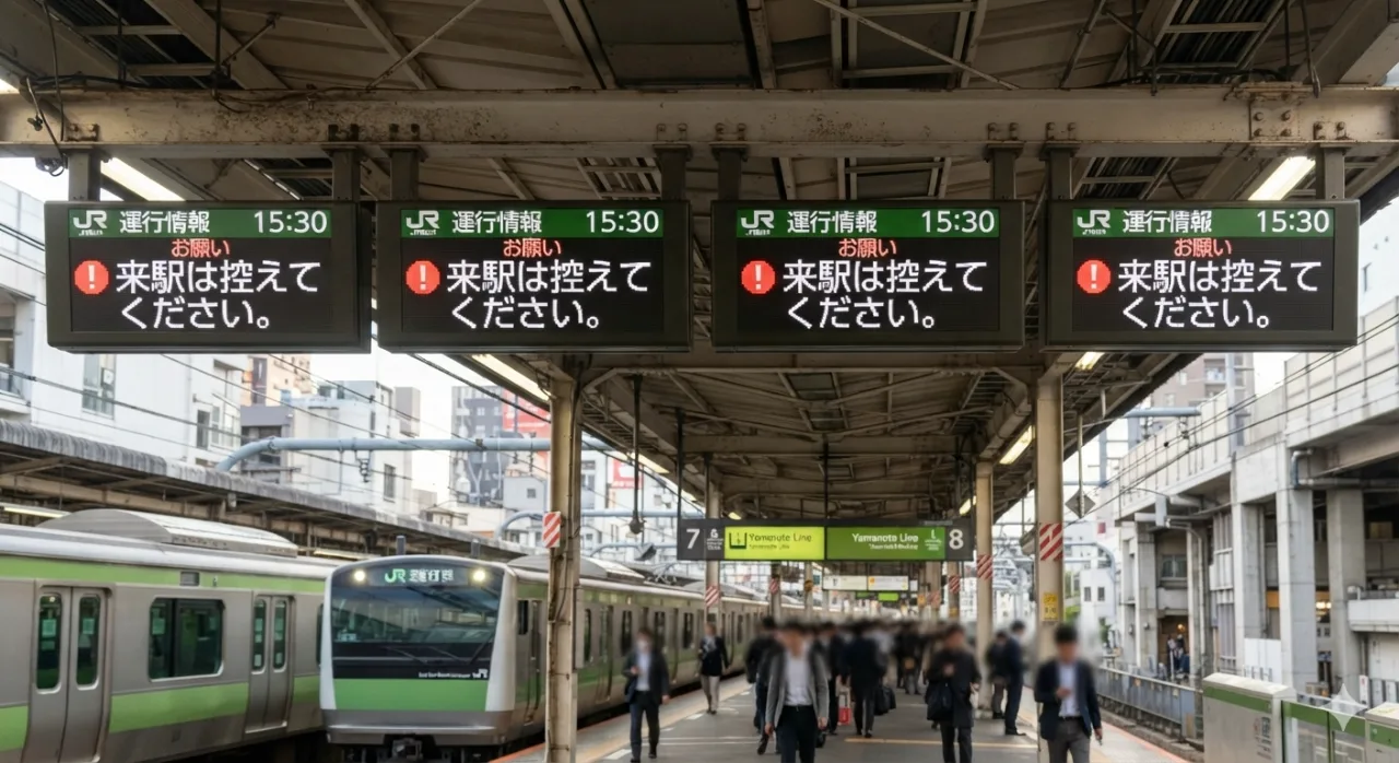 パワーワードすぎる「来駅控えて」の4文字、ネット民に衝撃走るのサムネイル
