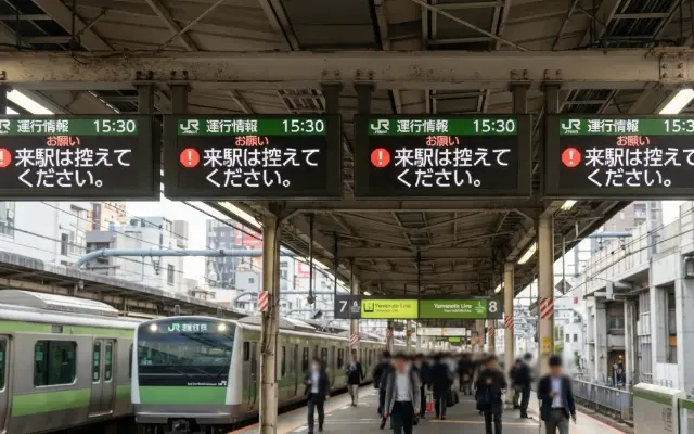 パワーワードすぎる「来駅控えて」の4文字、ネット民に衝撃走るのサムネイル