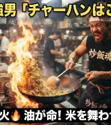 【米一粒が立ち上がる】漢（おとこ）が本気で作る最高峰のチャーハンがこれ。のサムネイル