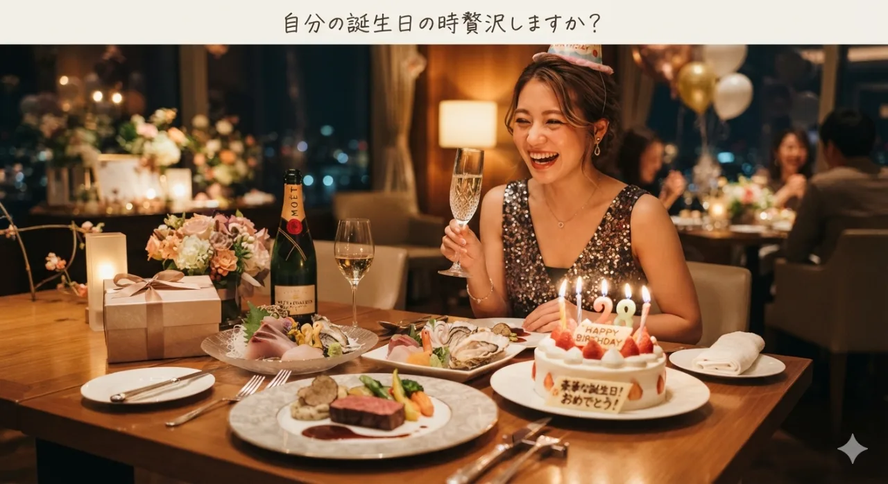 自分をVIP待遇する日。QOLが爆上がりした誕生日の過ごし方のサムネイル