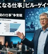 ビル・ゲイツが一転して大激怒＆警鐘！AIに「奪われる仕事」「生き残る仕事」の最終宣告のサムネイル