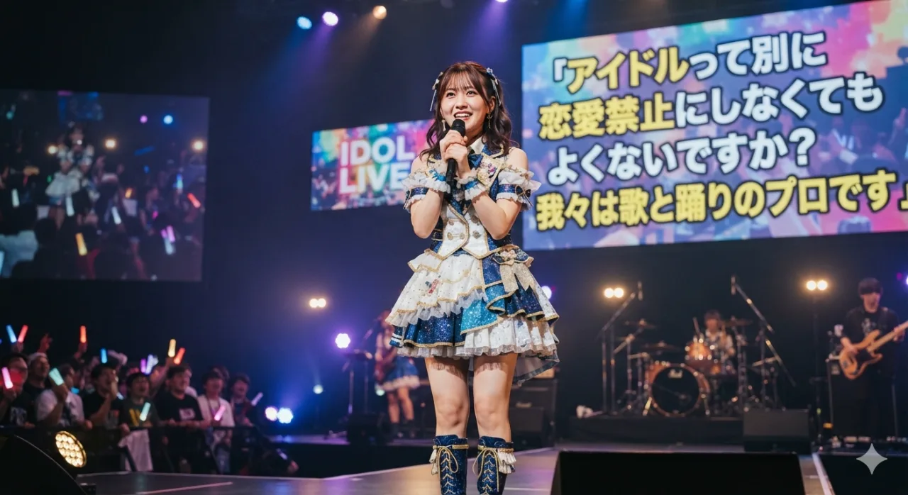 「私たちは歌と踊りのプロ」アイドルが恋愛禁止にガチ論破のサムネイル