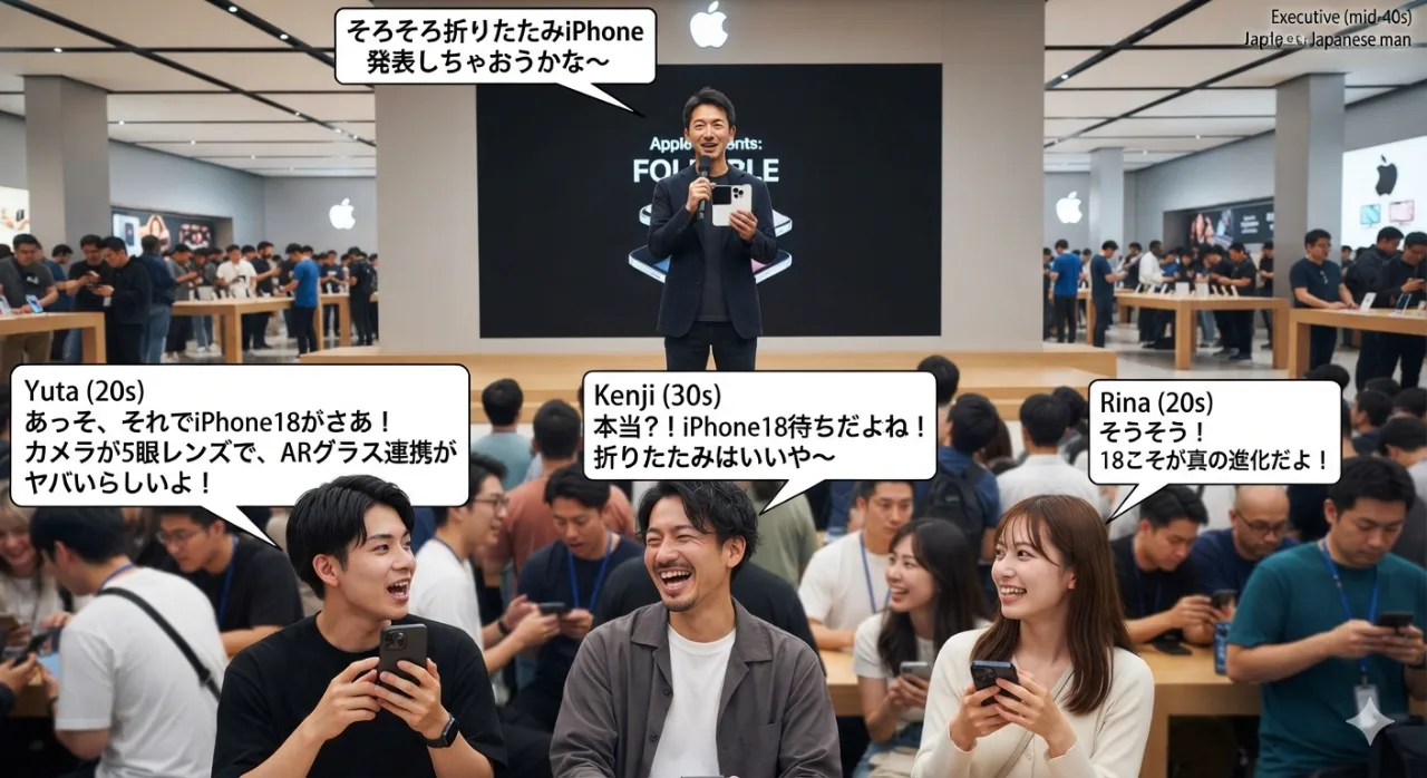 なぜAppleとユーザーの心はすれ違うのか？折りたたみ発表の裏で「iPhone18」がトレンド入りする理由のサムネイル