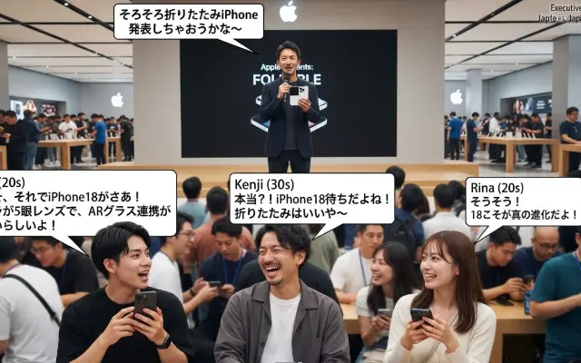 なぜAppleとユーザーの心はすれ違うのか？折りたたみ発表の裏で「iPhone18」がトレンド入りする理由のサムネイル