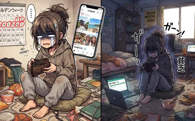 お金がない連休の、正しい愛し方。のサムネイル