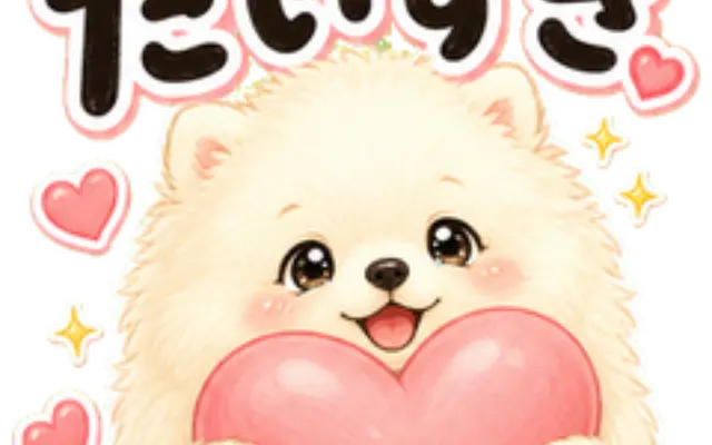 好きがだだもれ。犬の日に贈る「愛だだもれ もふわんこ」のサムネイル