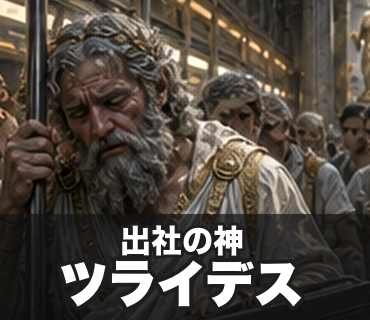 仕事したくない神々 出社の神/ツライデス の実物LINEスタンプ